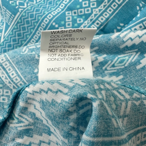 Powder blue button front maxi dress - Picture 12 of 13